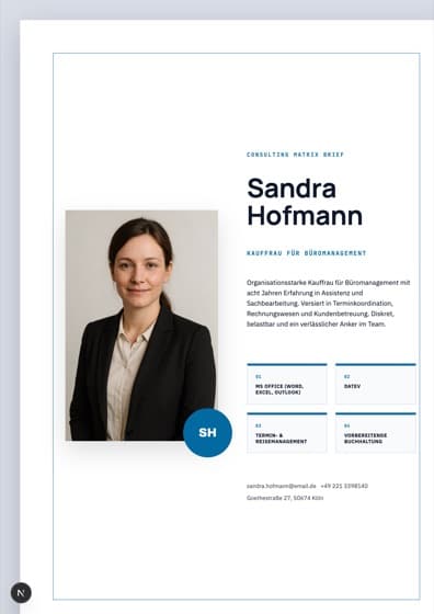 Consulting Matrix Deckblatt