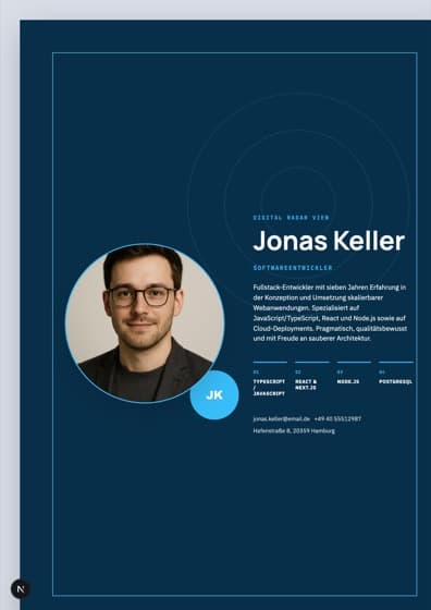 Digital Radar Deckblatt