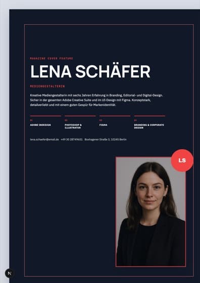 Magazine Cover Deckblatt