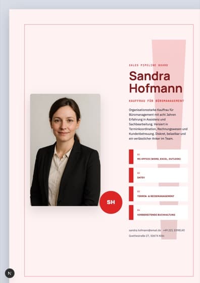 Sales Pipeline Deckblatt